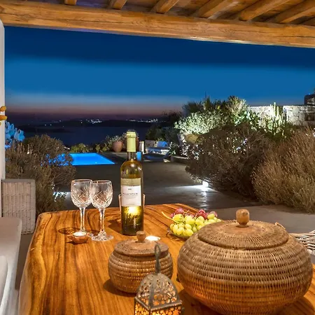 Mykonian Ode With Stunning Sunrise & Sunset Views Psarou (Mykonos)