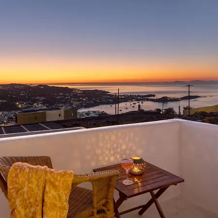 Mykonian Ode With Stunning Sunrise & Sunset Views * Psarou (Mykonos)