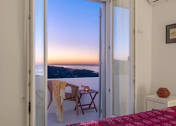 Mykonian Ode With Stunning Sunrise & Sunset Views * Psarou (Mykonos)