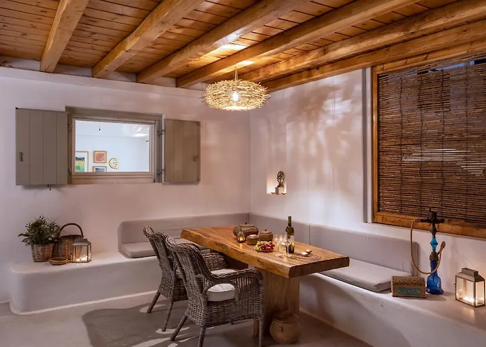 Mykonian Ode With Stunning Sunrise & Sunset Views Villa Psarrou