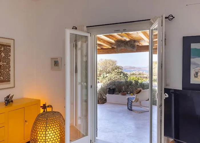 Mykonian Ode With Stunning Sunrise & Sunset Views Psarou (Mykonos)