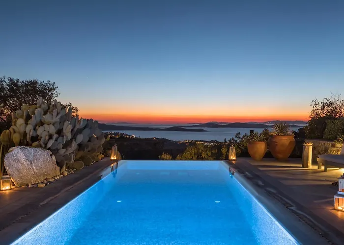 Mykonian Ode With Stunning Sunrise & Sunset Views Psarrou