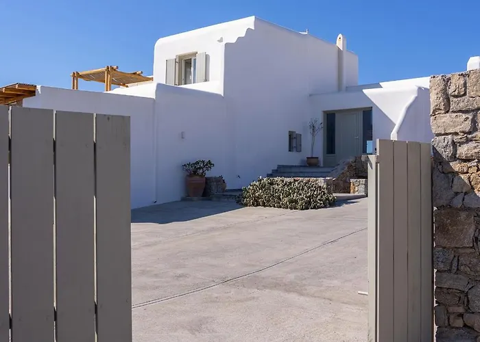 Mykonian Ode With Stunning Sunrise & Sunset Views 빌라 프사로우