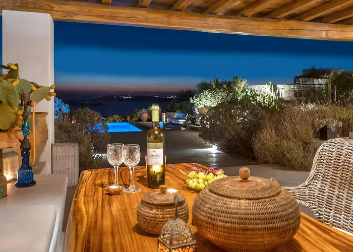 Mykonian Ode With Stunning Sunrise & Sunset Views 프사로우