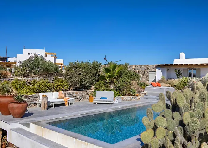 Mykonian Ode With Stunning Sunrise & Sunset Views Villa