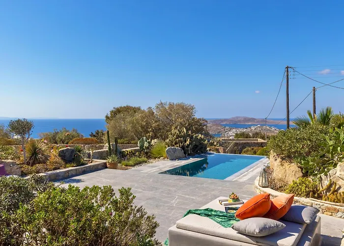 Mykonian Ode With Stunning Sunrise & Sunset Views * 프사로우