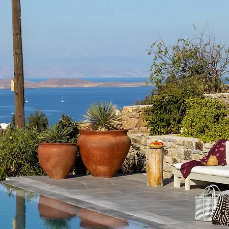 Mykonian Ode With Stunning Sunrise & Sunset Views فيلة *