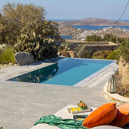 Mykonian Ode With Stunning Sunrise & Sunset Views فيلة بسارو